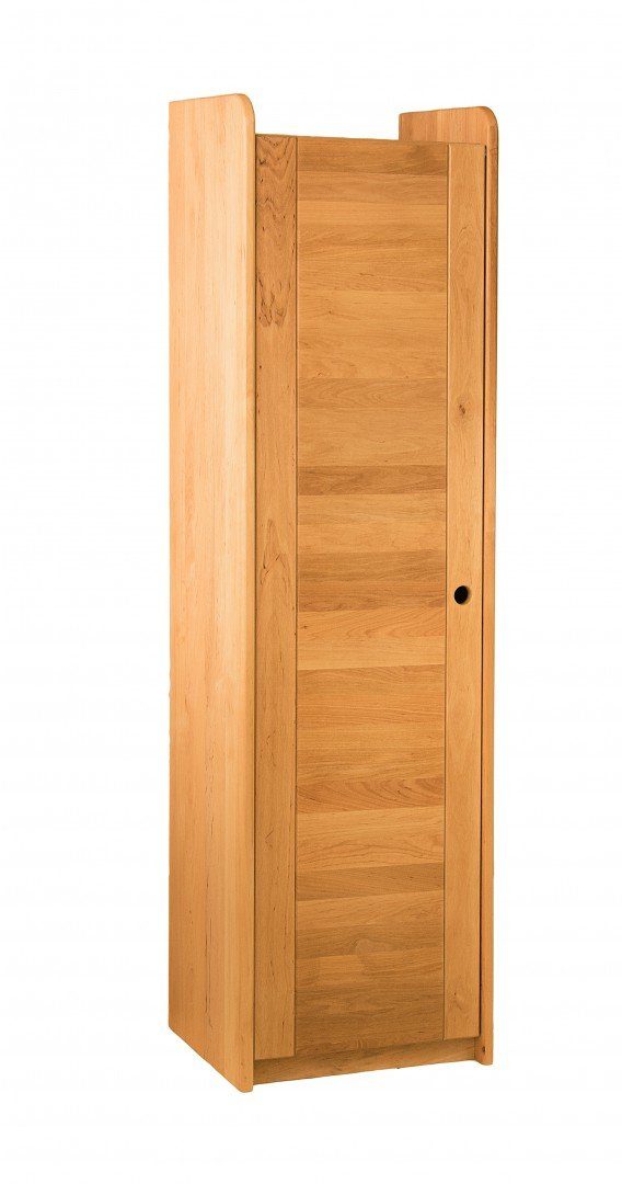 BioKinder - Das gesunde Kinderzimmer Standregal Lara, Bücherregal 160 cm mit Holztür