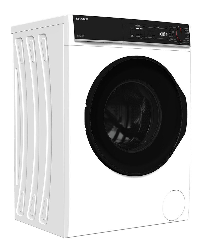 Sharp Waschmaschine ES-PRO612WA-DE, 6 kg, 1200 U/min, EcoLogic System, AllergySmart, AquaStop, Dampf
