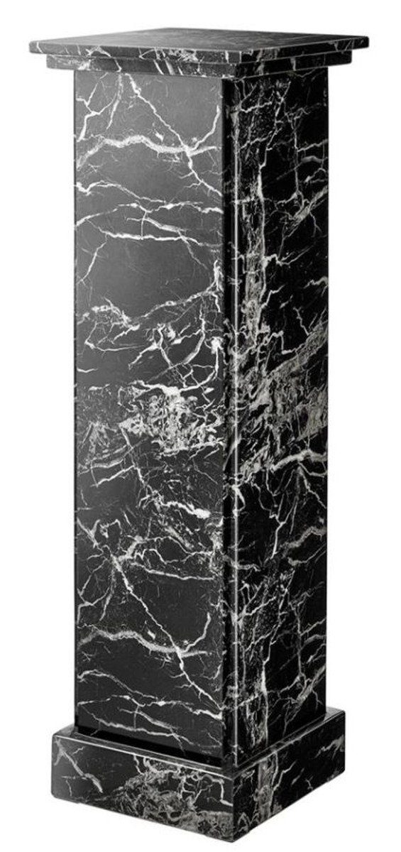 Beistelltisch Beistelltisch 39 122 Schwarz Casa Säule x - x Padrino cm Luxus 39 H. Kunstmarmor