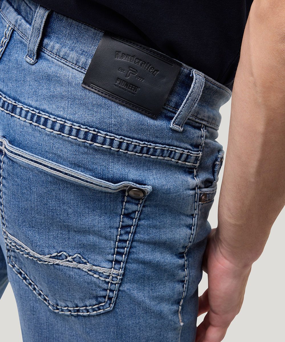 Pioneer Authentic Jeans 5-Pocket-Jeans RANDO - Regular Fit, Handcrafted mit dicken Nähten
