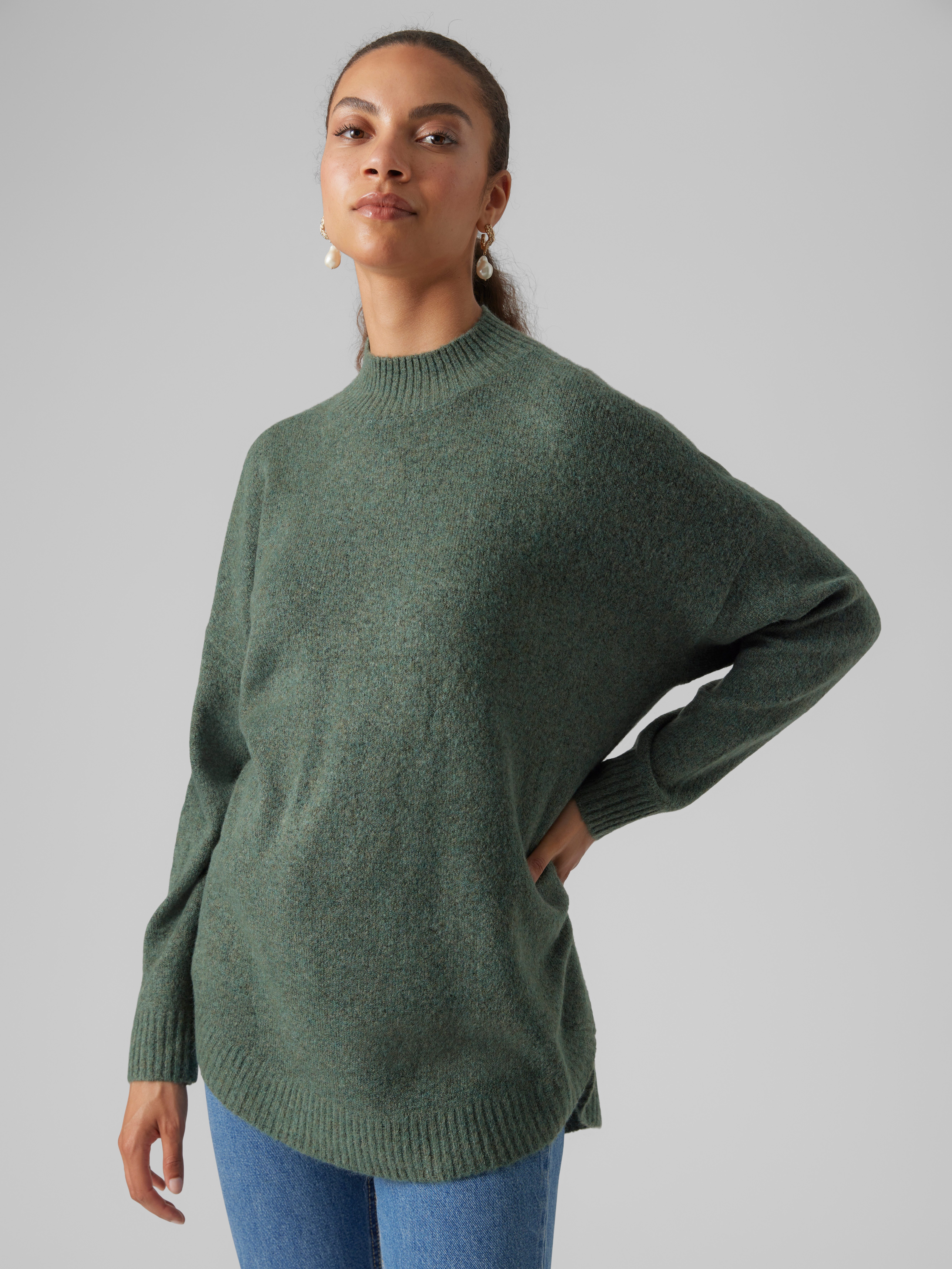 Vero Moda Strickpullover VMPLAZA LS HIGHNECK günstig online kaufen