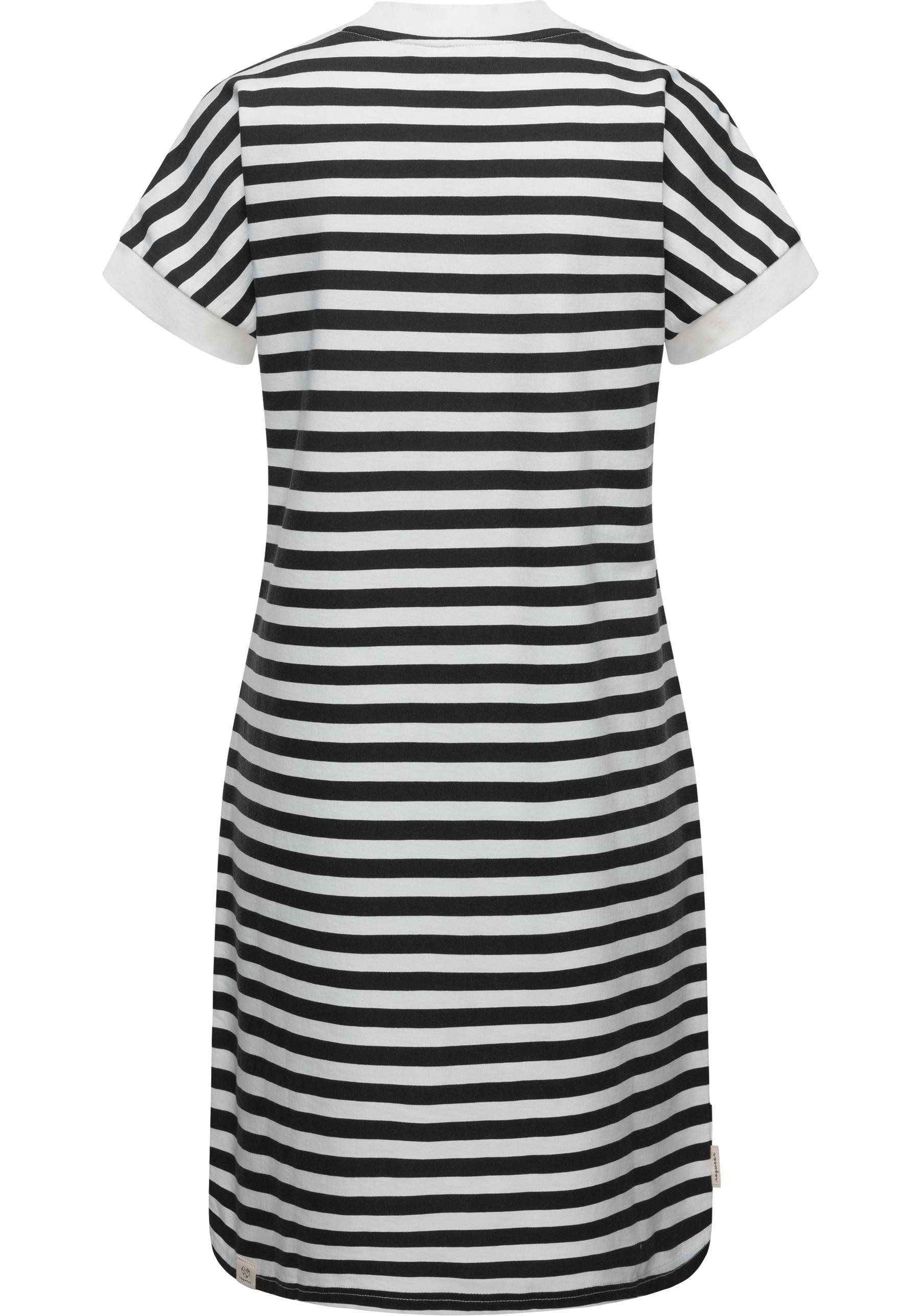 Ragwear Shirtkleid Katchi Stripes Lässiges gestreiftes Damen Sommerkleid