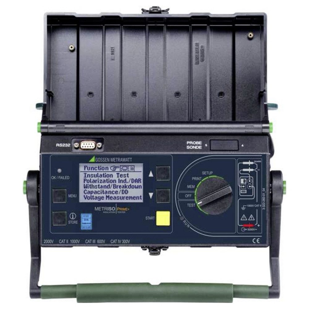 Gossen Metrawatt Spannungsprüfer Gossen Metrawatt METRISO PRIME+ Isolationsmessgerät kalibriert (DAkkS-