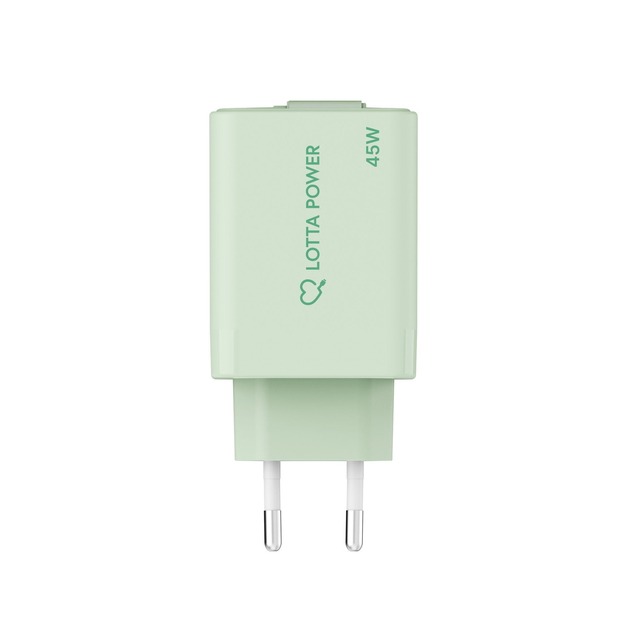 Lotta Power USB-C Schnellladegerät 45W mit ausziehbarem Kabel Power Delivery Smartphone-Ladegerät