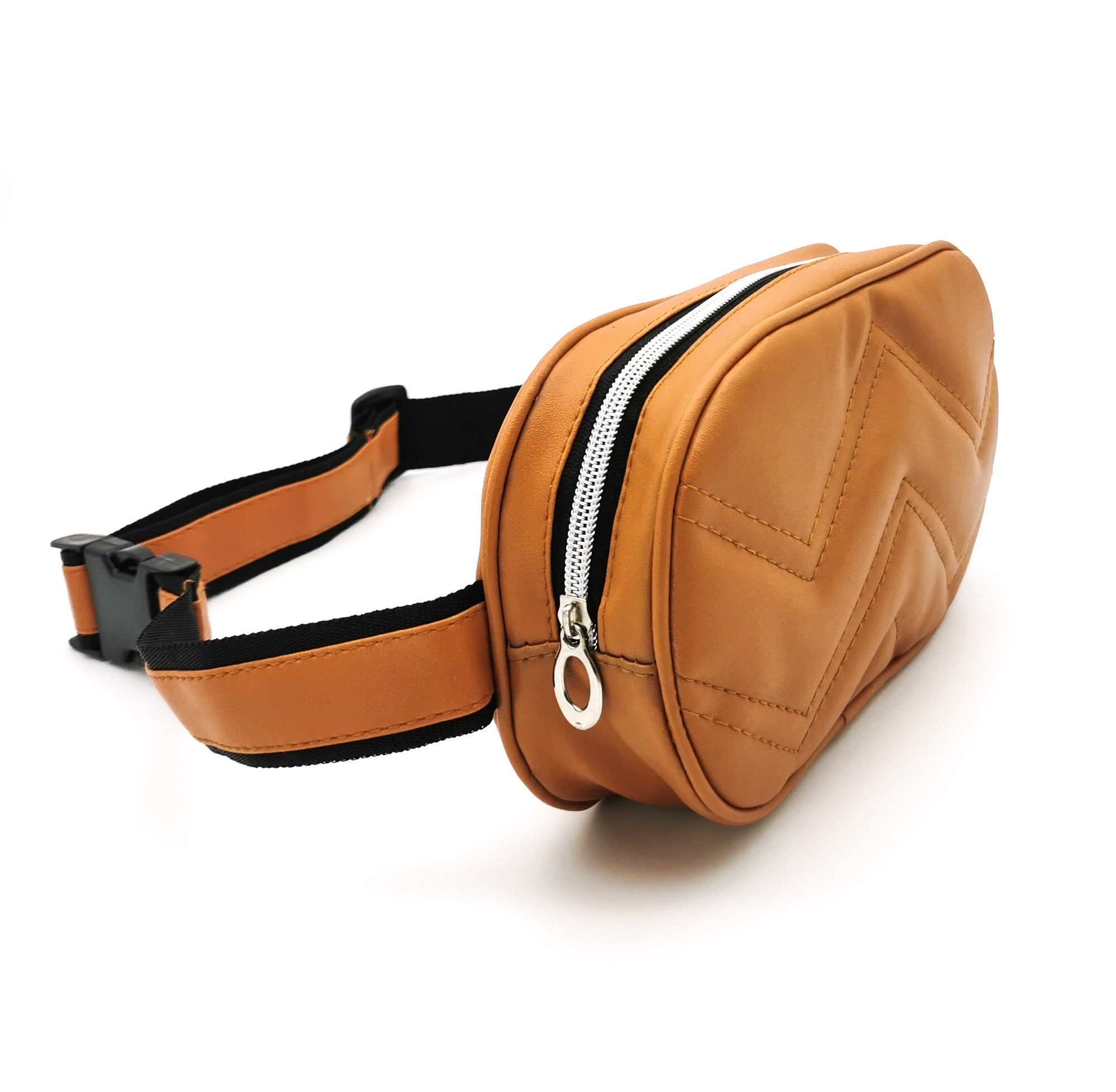 Ella Eisvogel Bauchtasche Modische Bauchtasche Steppmuster Design Gürteltasche, Steppmuster