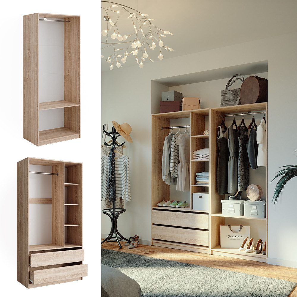 Vicco Kleiderschrank Elmo, Sonoma, 100 x günstig online kaufen