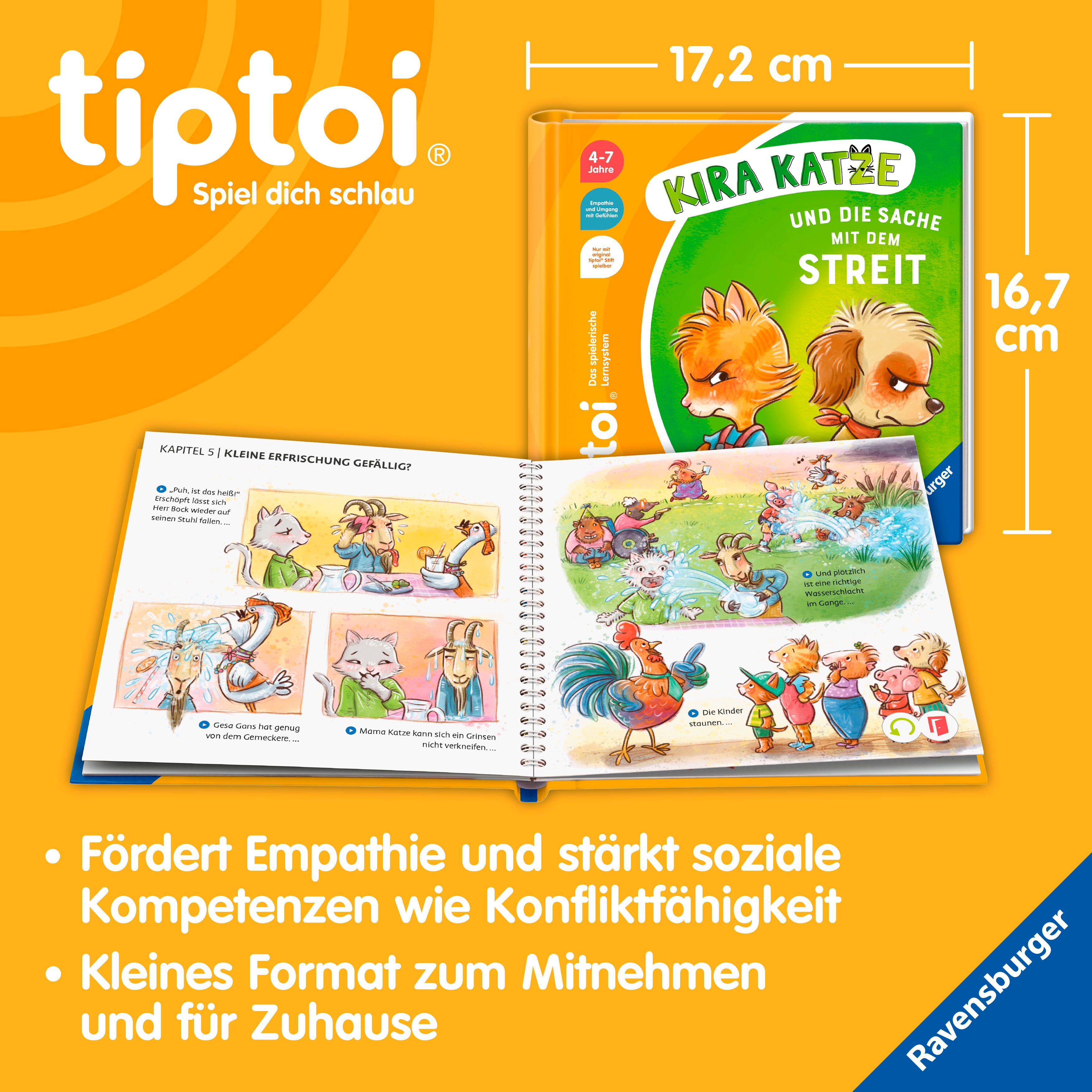 tiptoi® Bildergeschichten über den Umgang mit Gefühlen, - Kira Katze und die Sache mit dem Streit, Made in Europe – Bild 5 von 5