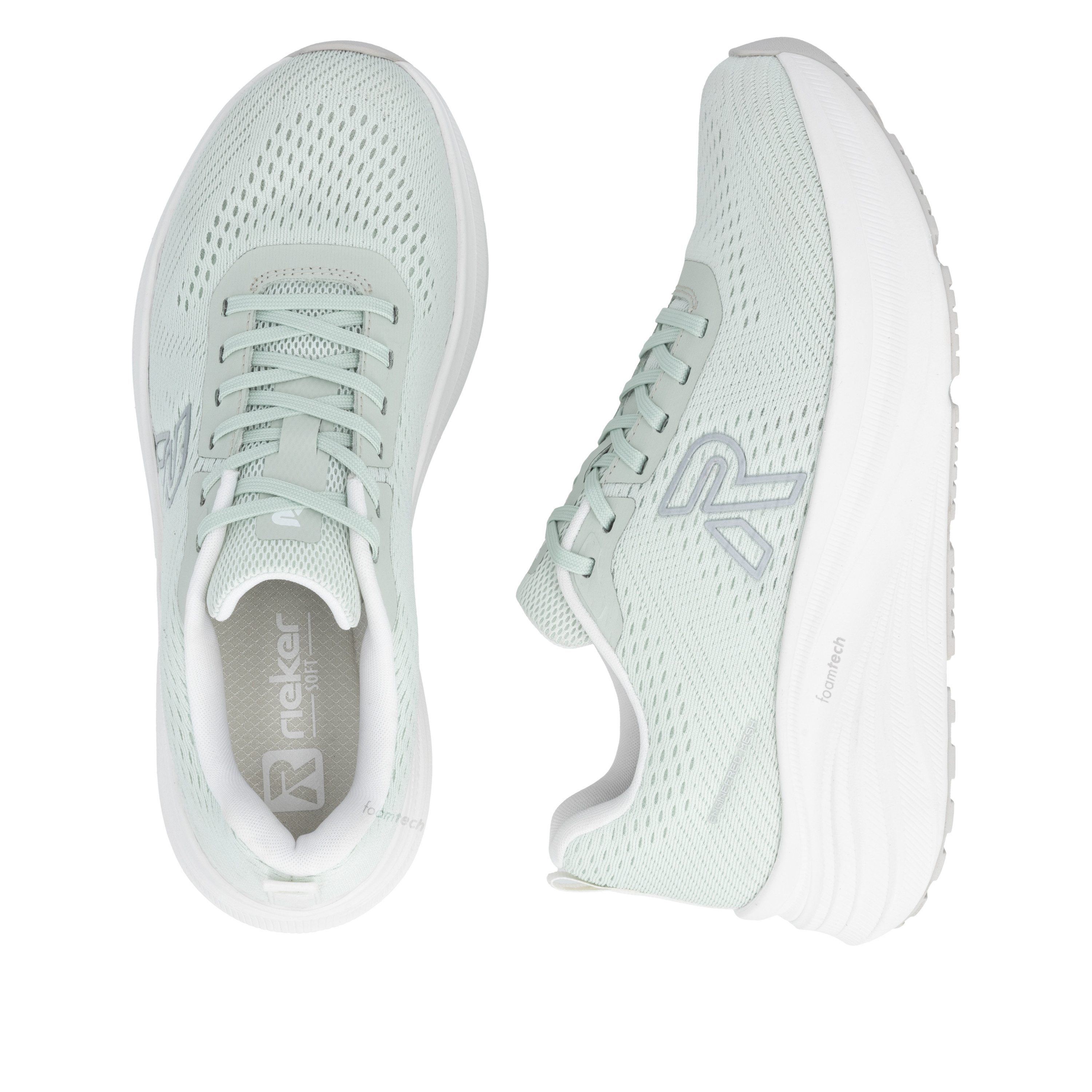 Rieker Sport Plateausneaker Freizeitschuh, Halbschuh, Schnürer mit leichter Laufsohle
