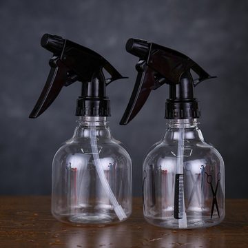 BAYLI Haarentwirrbürste Sprühflasche Friseur 250ml Handsprüher für Haare Zerstäuber Sprayflasc