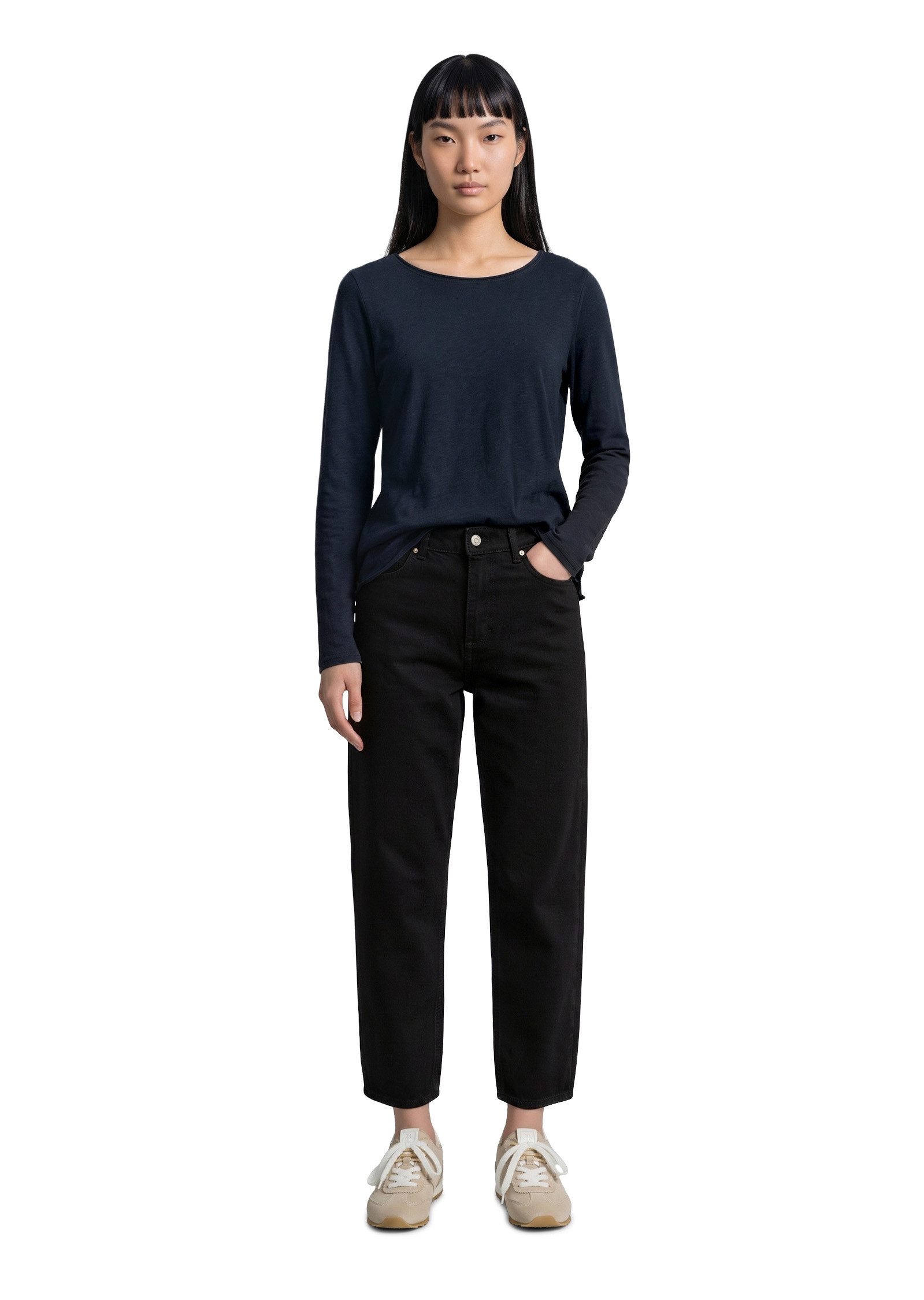Marc O'Polo DENIM Langarmshirt aus Organic Cotton – Bild 5 von 5