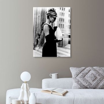 Posterlounge Forex-Bild Everett Collection, Audrey Hepburn - Frühstück bei Tiffany, Wohnzimmer Fotografie