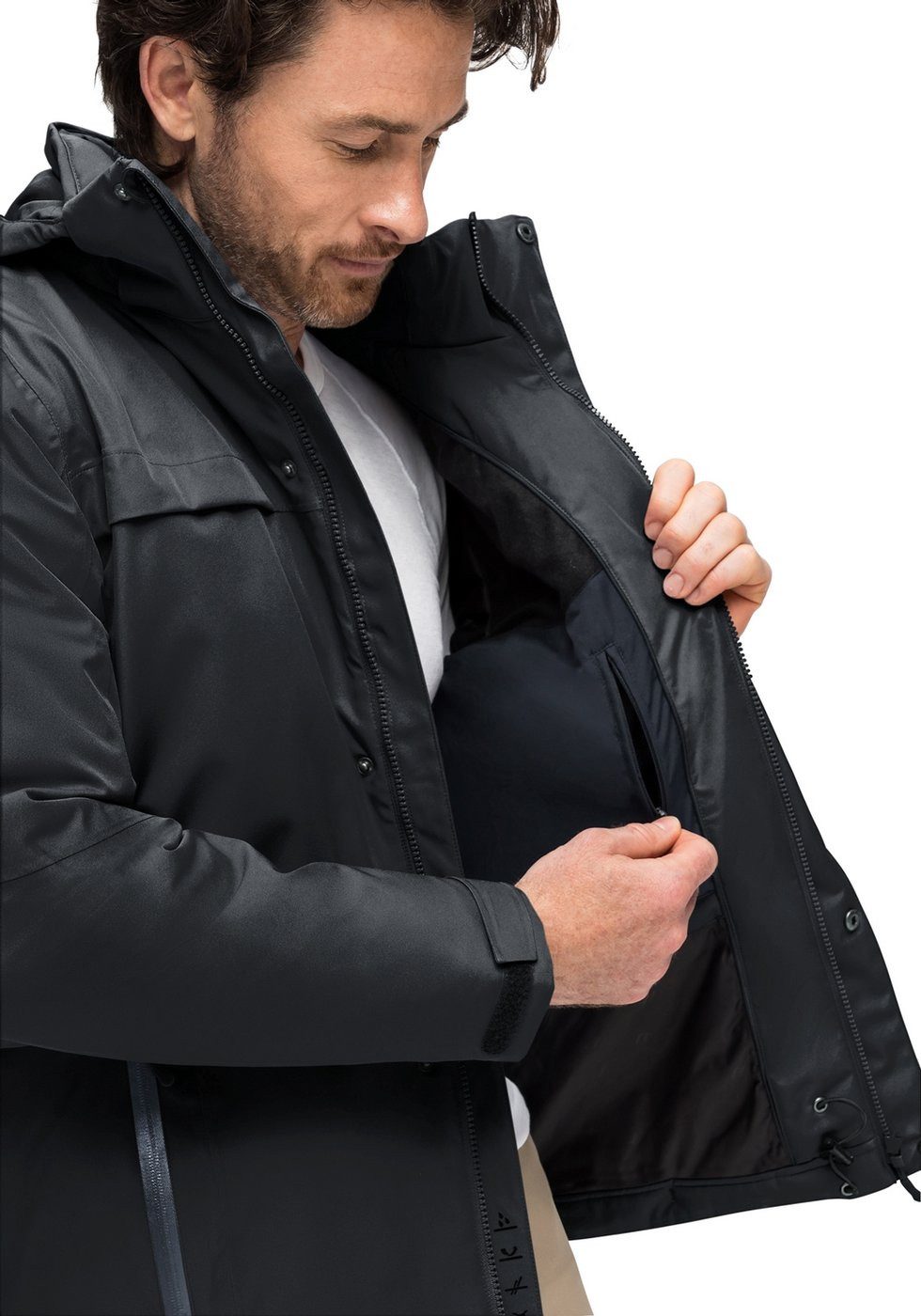 Maier Sports Funktionsjacke Peyor M black/graphite