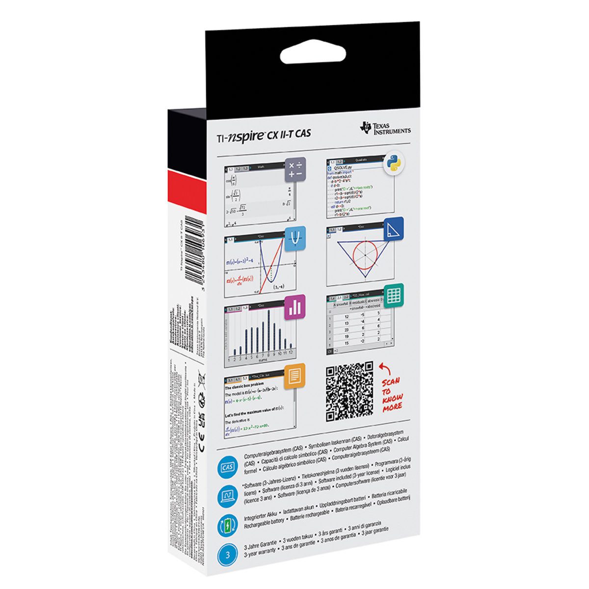 Texas Instruments Taschenrechner TI-Nspire CX II-T CAS – Bild 5 von 5