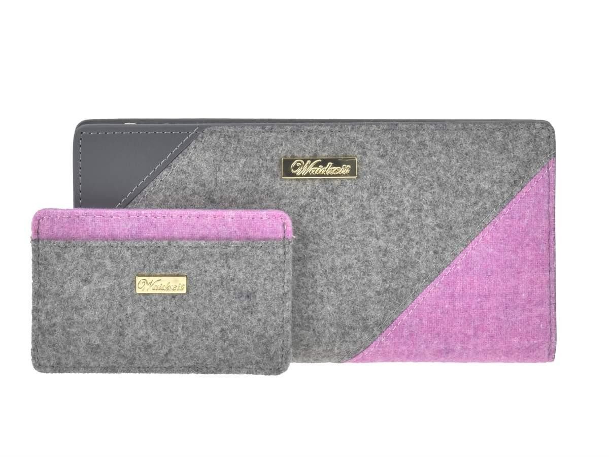 Waidzeit Austria Geldbörse Schladminger Loden (2tlg. Set), Portemonnaie, mit 6 Kartenfächern, für Damen, mit extra Kartenetui