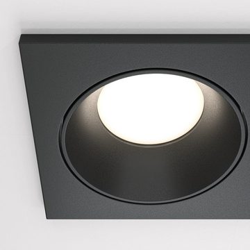 click-licht Einbauleuchte Deckeneinbaustrahler Zoom in Schwarz GU10 2-flammig IP65, keine Angabe, Leuchtmittel enthalten: Nein, warmweiss, Einbaustrahler, Einbauleuchte