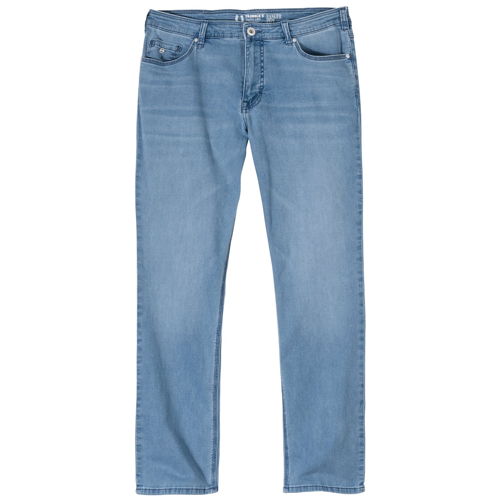 Bequeme Jeans Paddocks XXL Jeans light Ranger Pipe bleach moustache
