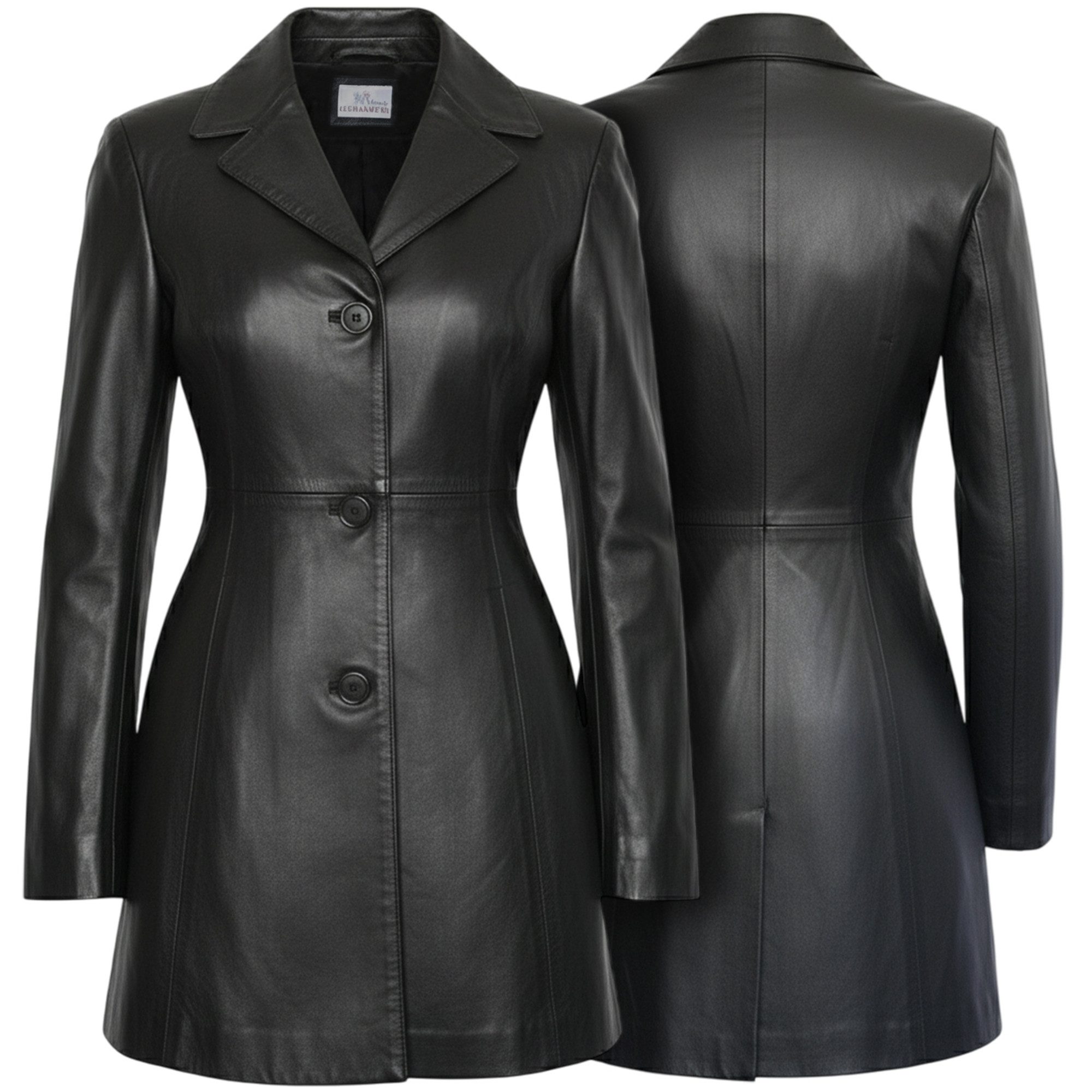 German Wear Ledermantel Trend 418C Damen Ledermantel Jacke aus Lamm Nappa Leder Schwarz. Reduzierter Preis € 179,90. Unverbindliche Preisempfehlung € 199,99