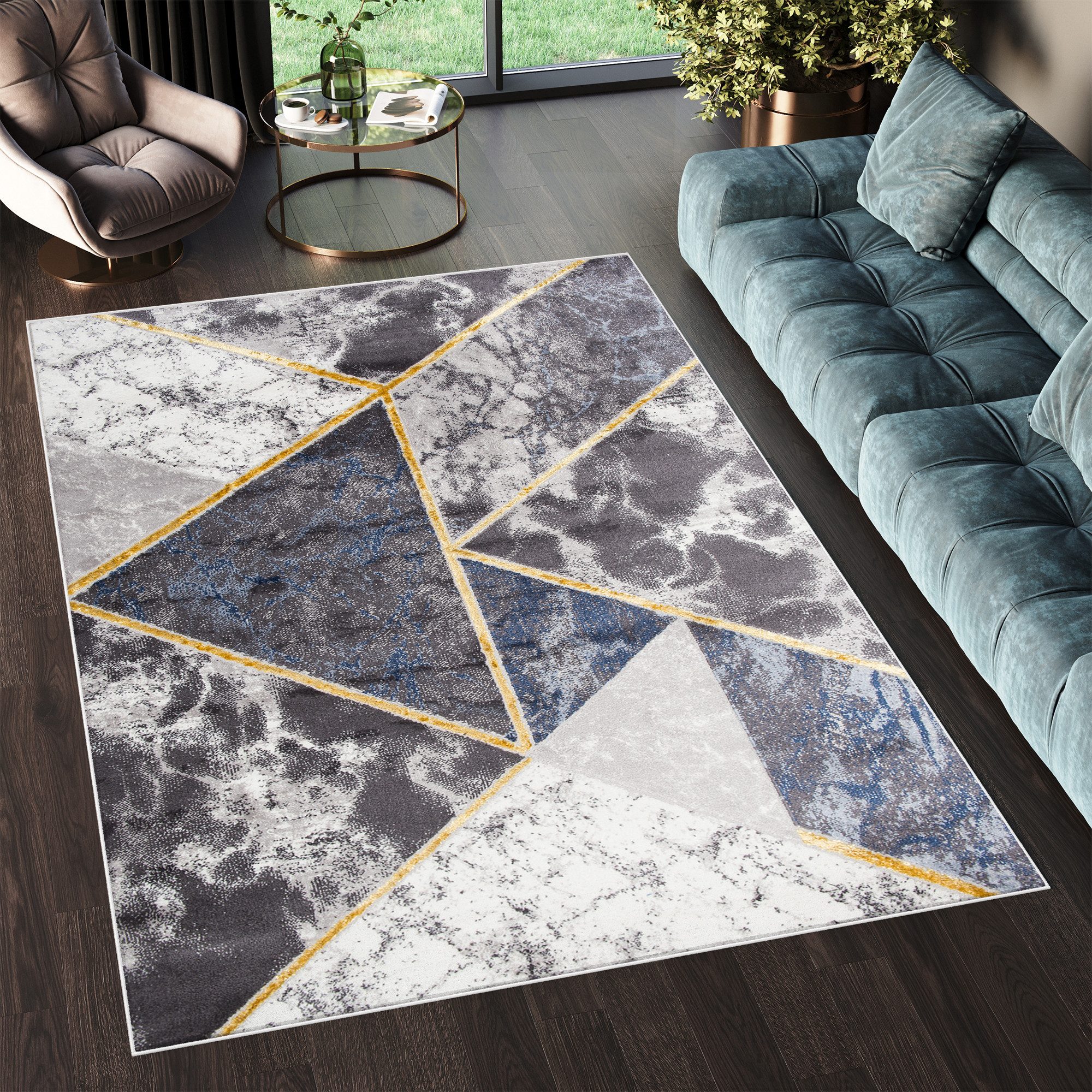 Tapiso Designteppich SHINE, rechteckig, Höhe: 12 günstig online kaufen