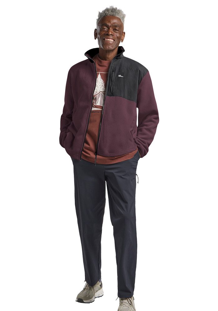 Jack Wolfskin Fleecejacke SUMETRO FZ M mit verschweißter Brusttasche, atmungsaktiv – Bild 5 von 5