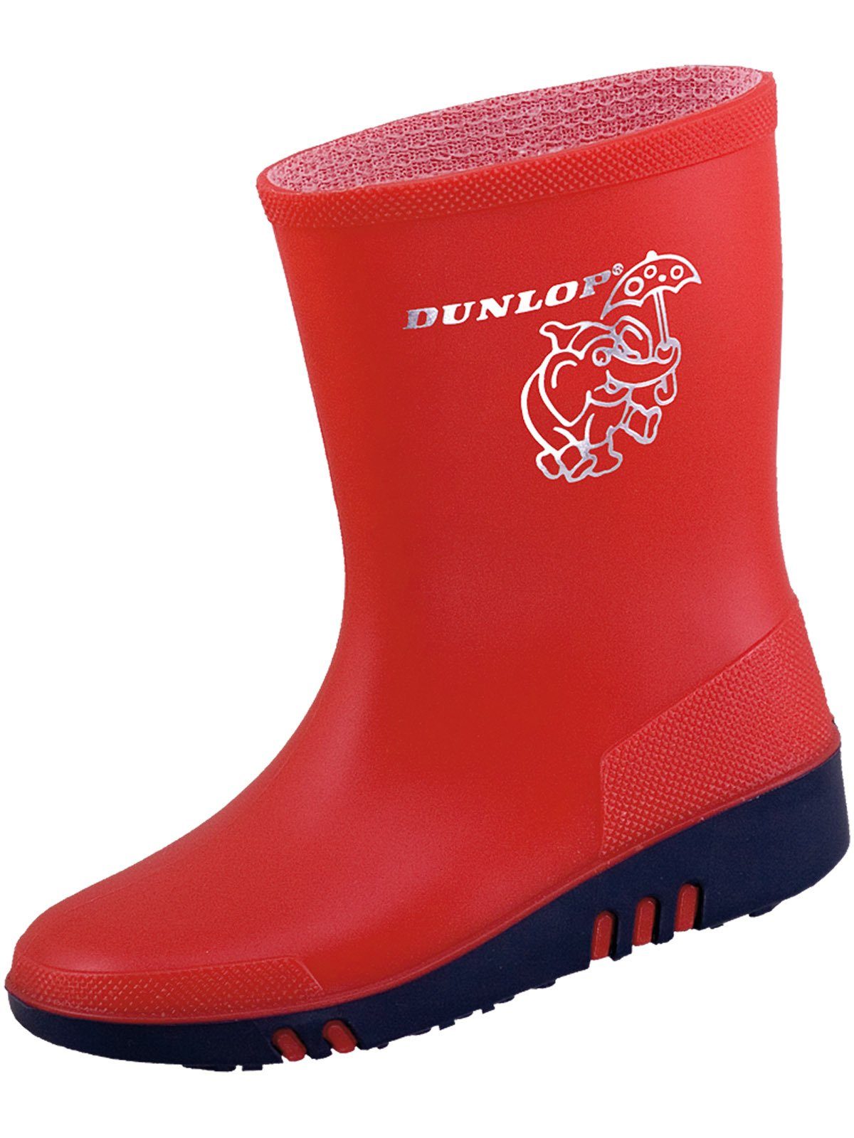 Dunlop_Workwear Dunlop rot/blau Gummistiefel Mini