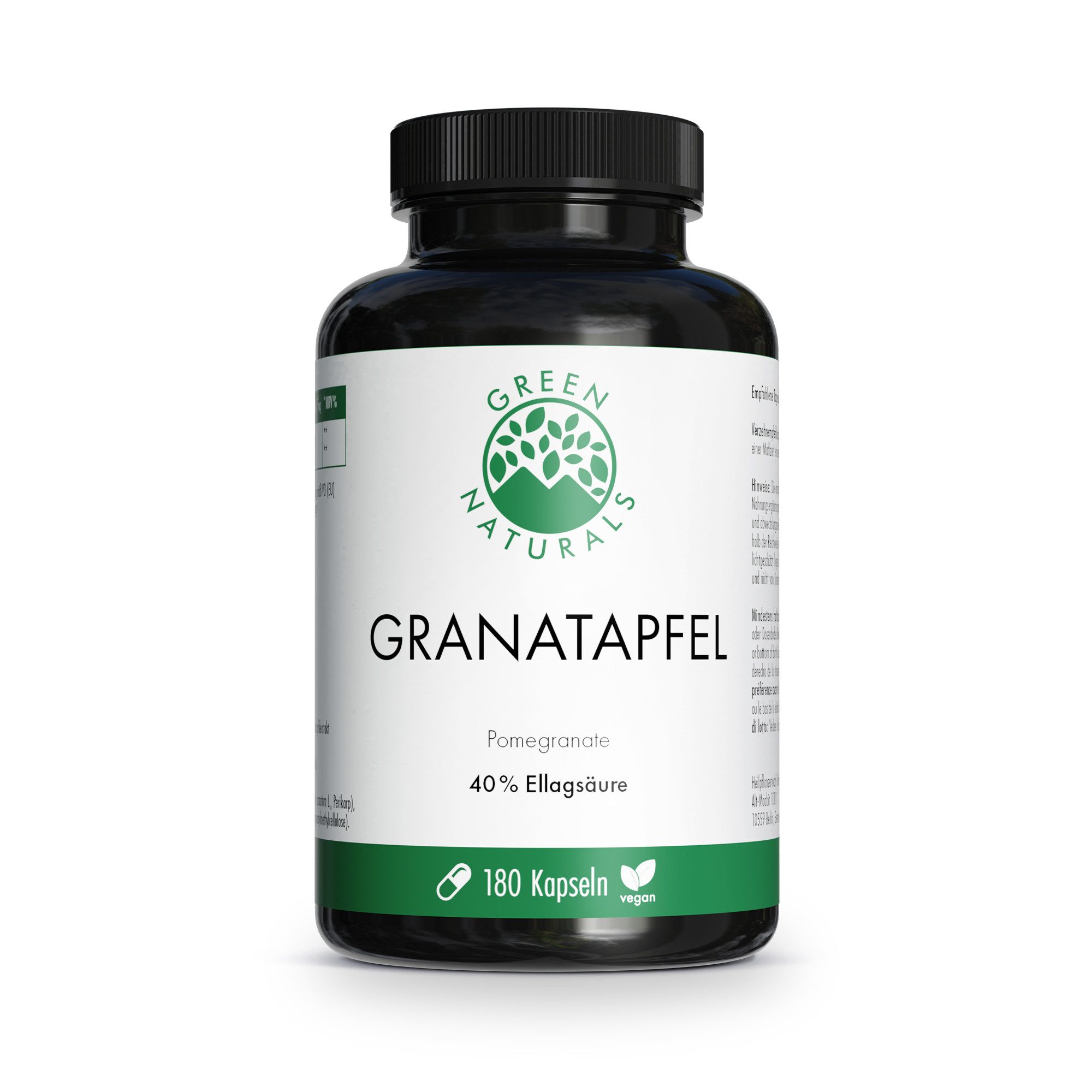 Green Naturals Granatapfel + 40% Ellagsäure KAP, 139.0 g