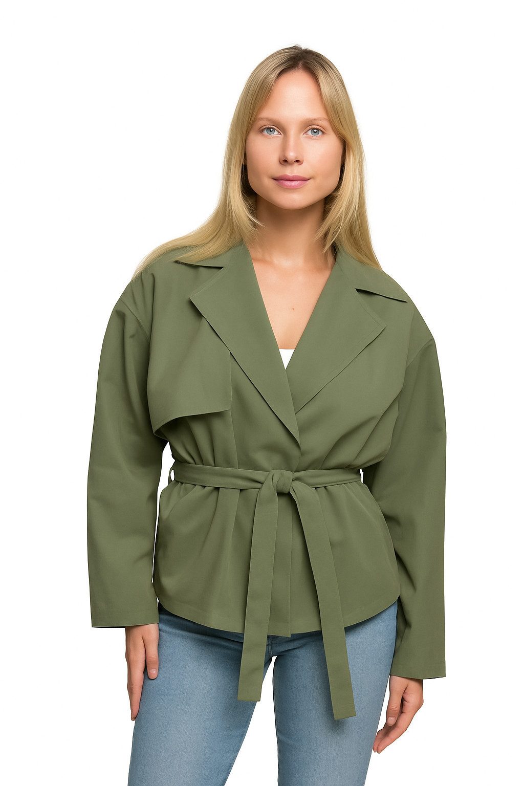 Worldclassca Trenchcoat Worldclassca TRENCHCOAT Crop Mantel günstig online kaufen