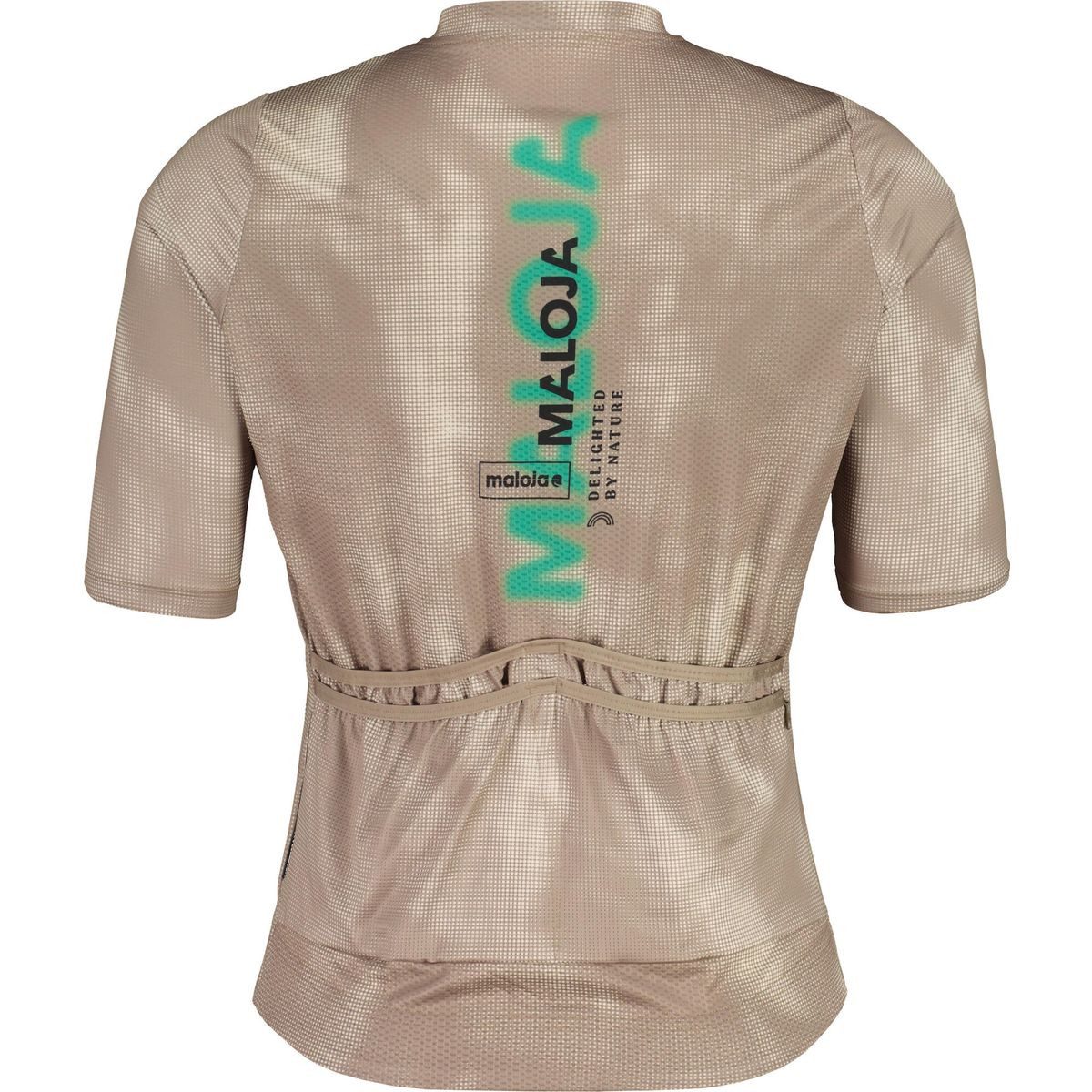 Maloja Radtrikot GosingM. Aerodynamisches Gravel Jersey mit 4 Rückentaschen, recycelten