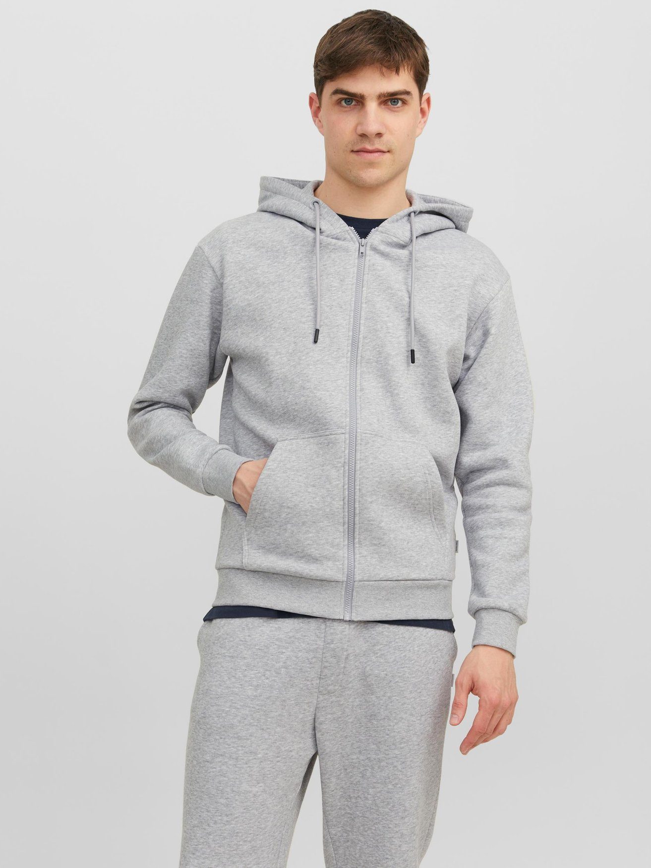 Jack & Jones Hoodie Kapuzenjacke Regular Fit JJEBRADLEY JJEBRADLEY SWEAT ZI günstig online kaufen