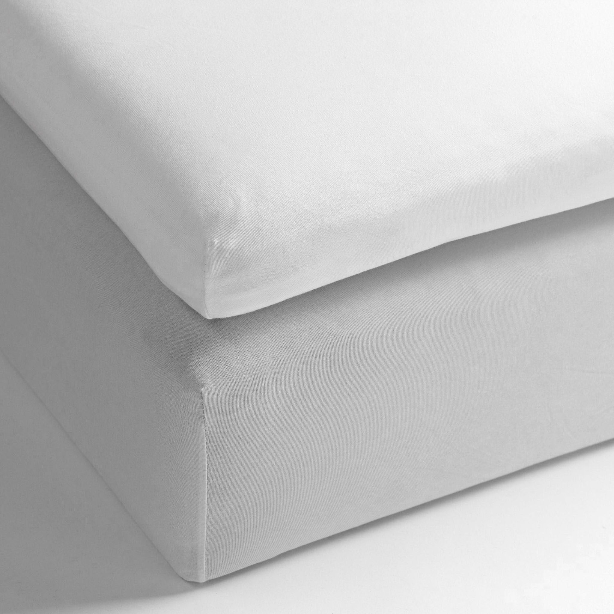 YELLOW Spannbettlaken Percale Topper, Perkal, Gummizug: günstig online kaufen