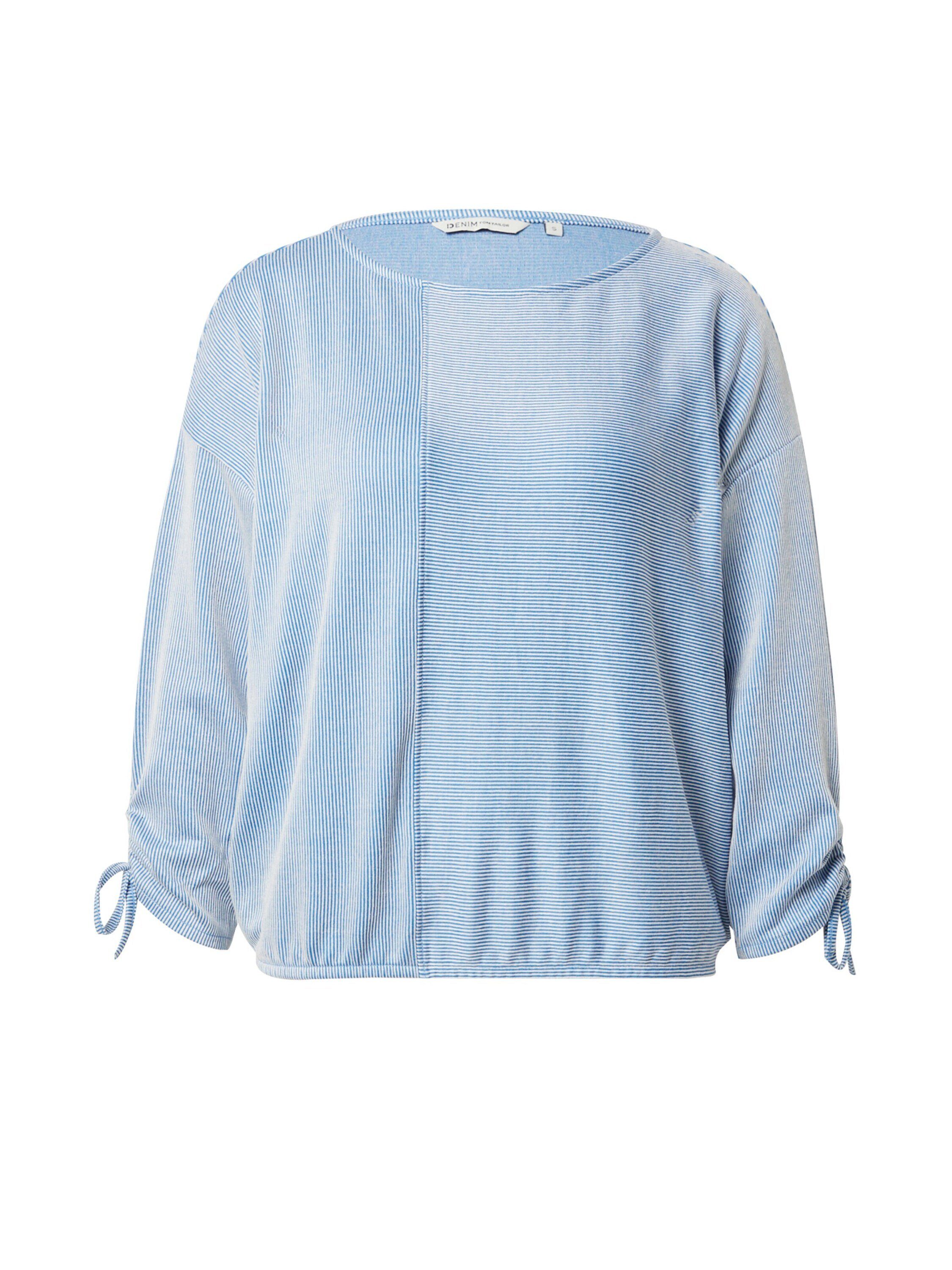TOM TAILOR Denim 3/4-Arm-Shirt (1-tlg) Drapiert/gerafft günstig online kaufen