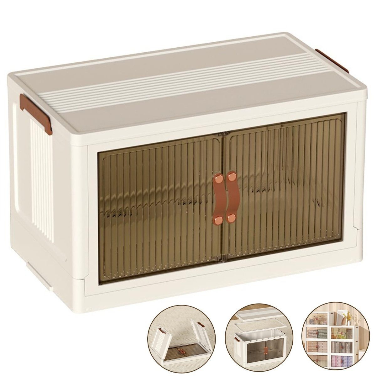 Simloveve Aufbewahrungsbox 40L Stapelbare Aufbewahrungsbox Organisation günstig online kaufen