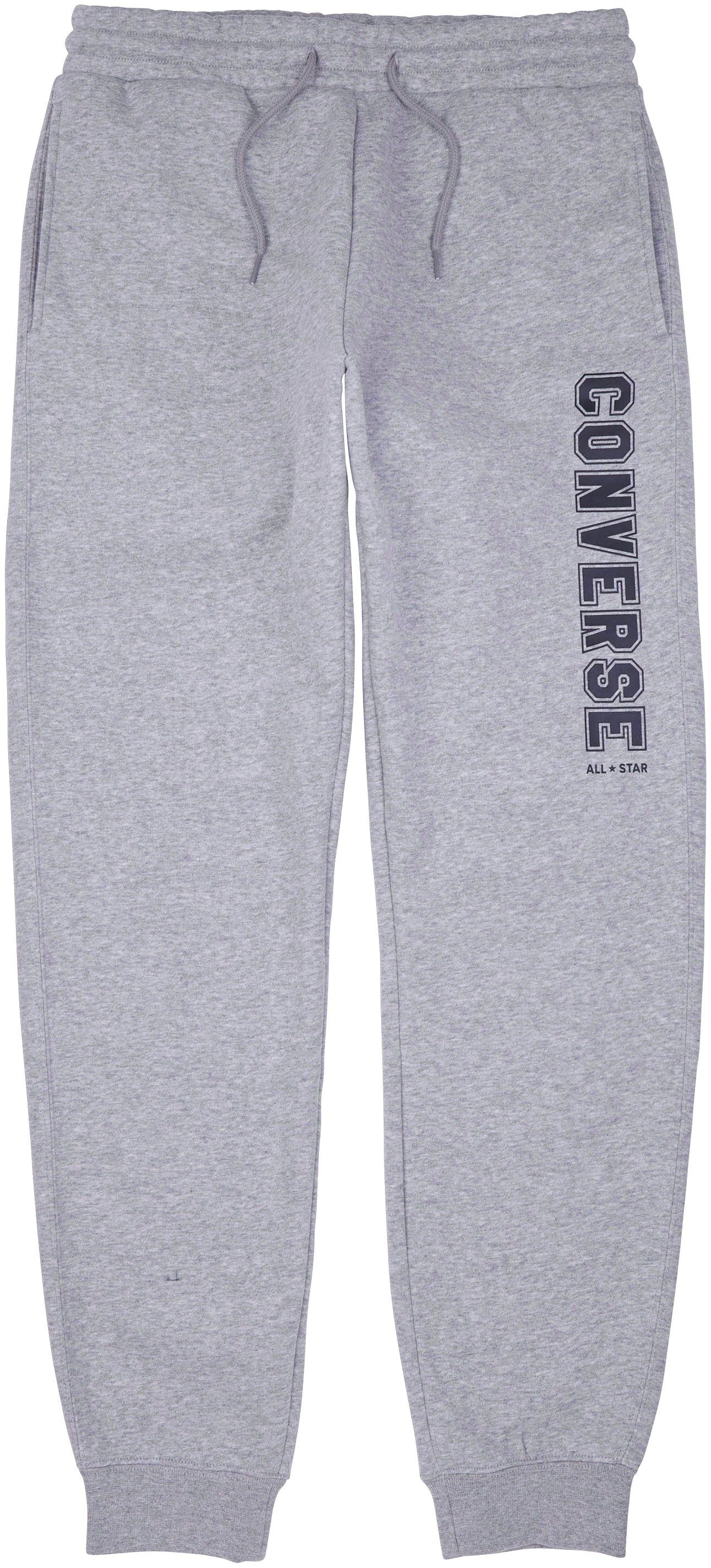 Converse Jogginghose UNISEX WORDMARK SCREENPRINT BRUSHED hellgrau