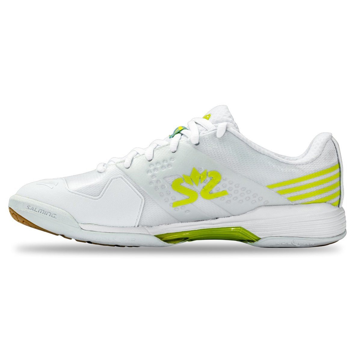 SALMING Hallen-Indoorschuhe Viper 5 weiss/lime Damen Squashschuh