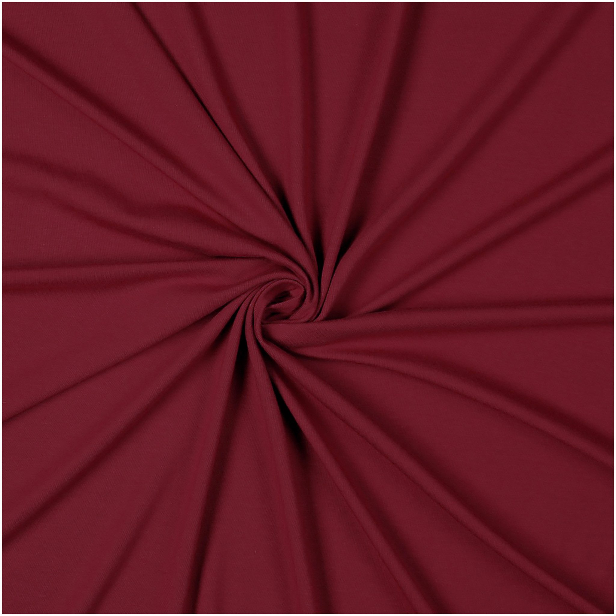 maDDma Stoff Jersey-Stoff 0,5m Viskose (Bambus) Baumwollstoff Meterware, 013 - himbeerrot
