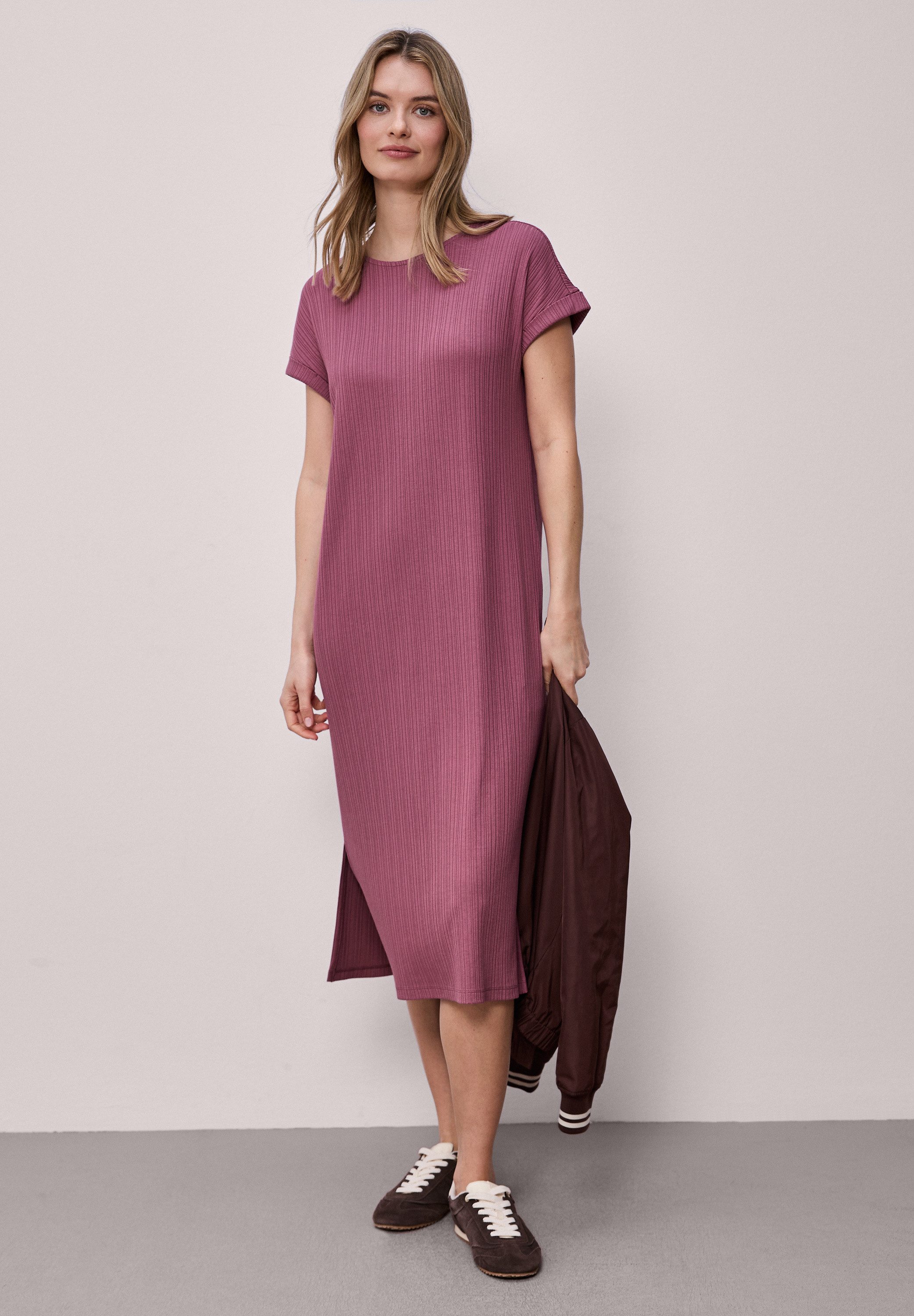 STREET ONE Jerseykleid mit Rundhalsausschnitt