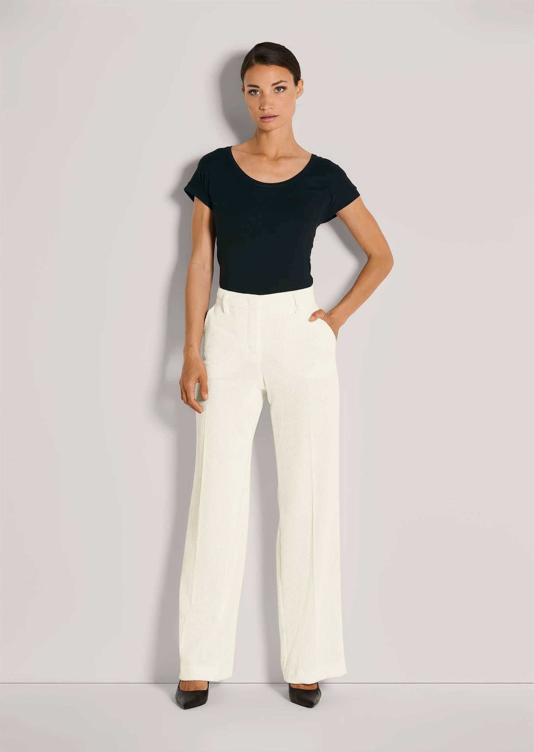 MADELEINE Cordhose Weite Cordhose mit Bügelfalten günstig online kaufen
