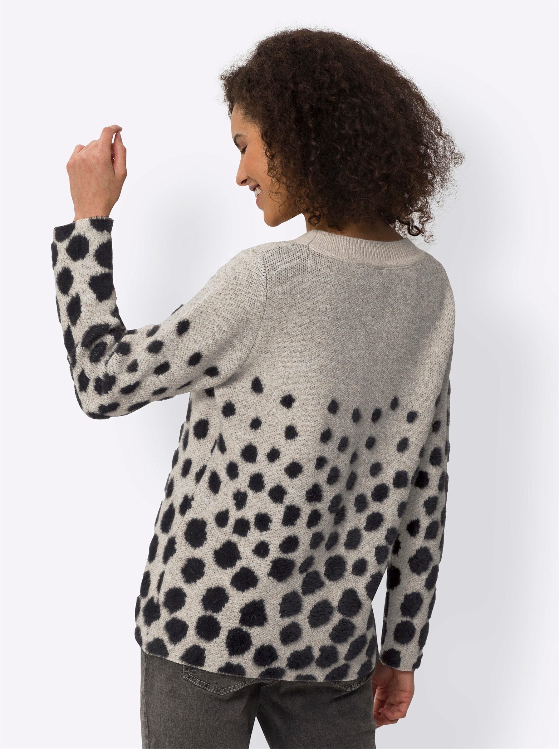 heine Strickpullover Pullover Langarm Jacquard
