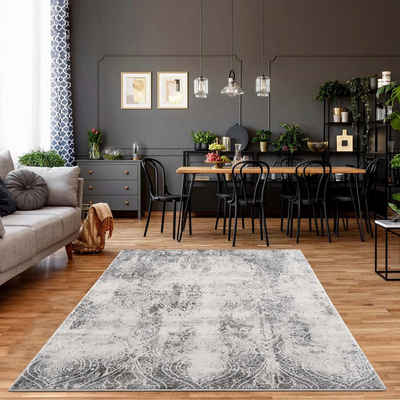 Teppich »Noa 9318«, Carpet City, rechteckig, Höhe 11 mm, Kurzflor, Modern, Weicher For, Pflegeleicht, ideal für Wohnzimmer & Schlafzimmer