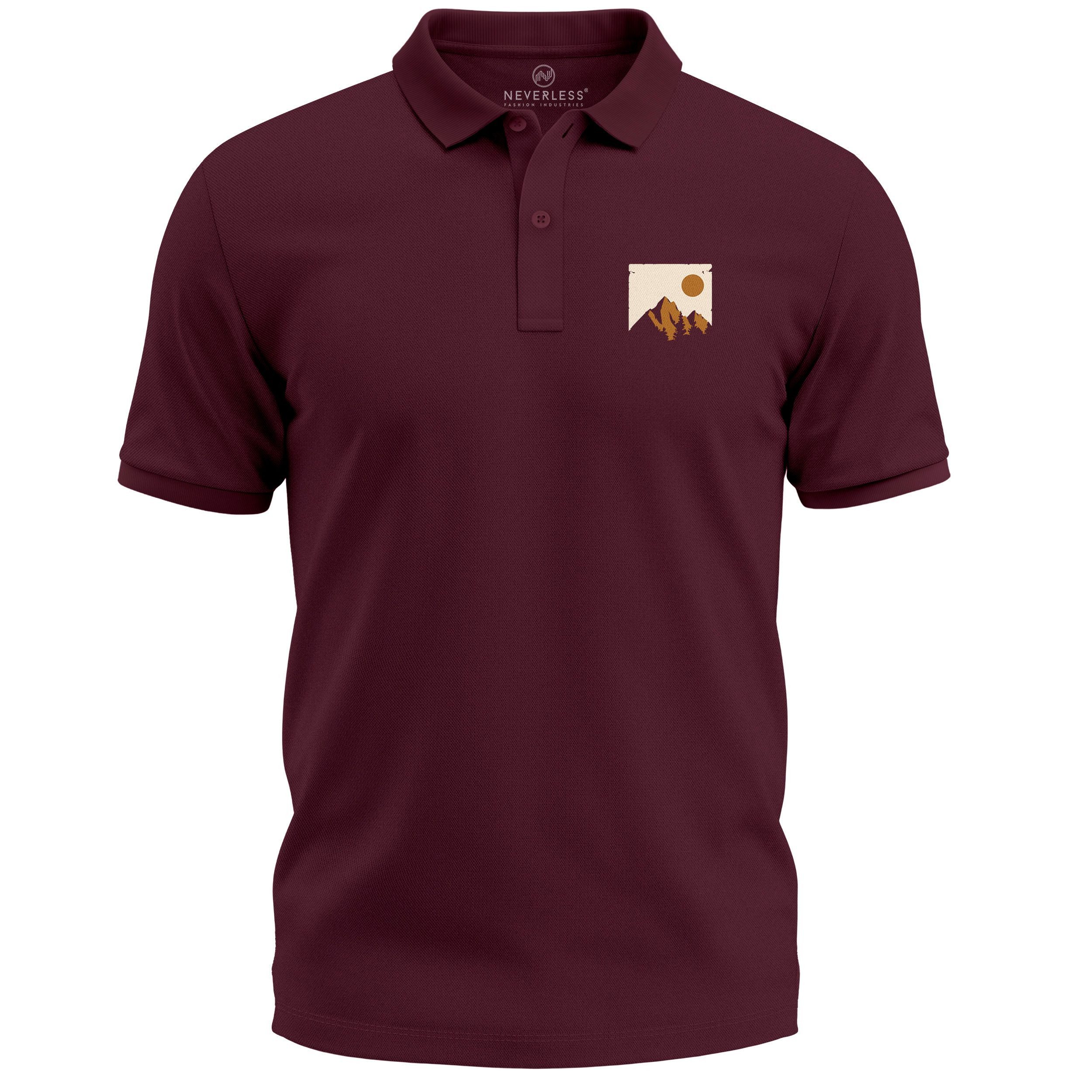 Poloshirt Poloshirt Herren mit Grafik Print – Kurzarm Polo Sommer Casual Look