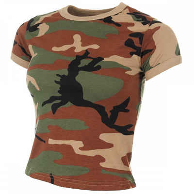 MFH T-Shirt US T-Shirt, Damen, woodland - M