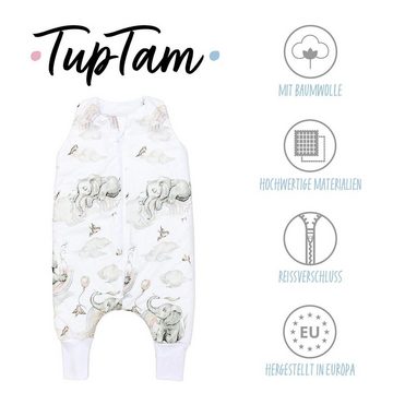 TupTam Babyschlafsack mit Beinen Winterschlafsack OEKO-TEX zertifiziert 2.5 TOG