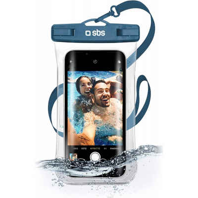 sbs Handyhülle TEWATERSELFIEB Wasserdichtes Etui mit Selfie-Griff Schutzhülle blau