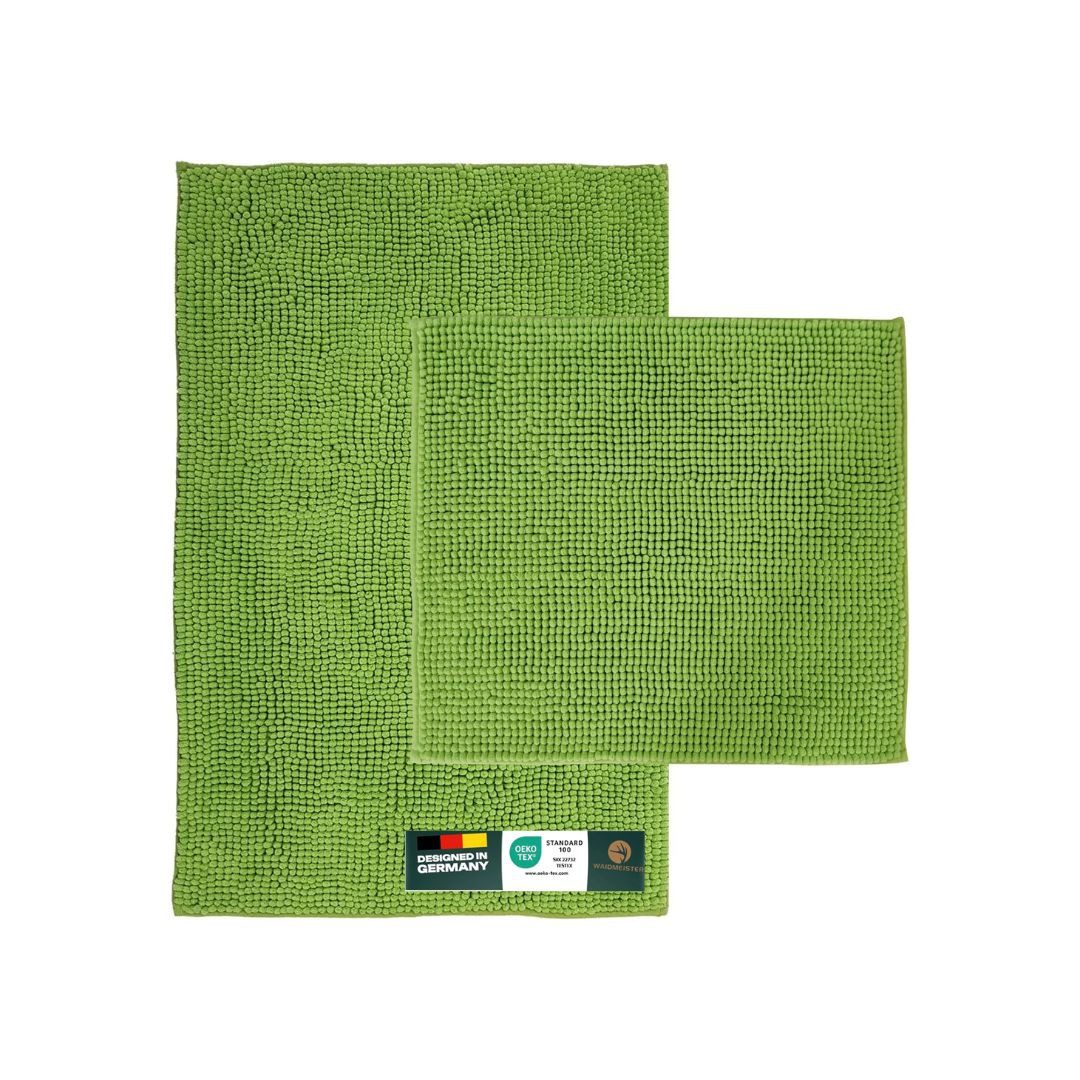 Waidmeister Badematte Badematte Chenille – rutschfeste & Waschbare Badezimmermatte, rutschhemmend beschichtet, Polyester