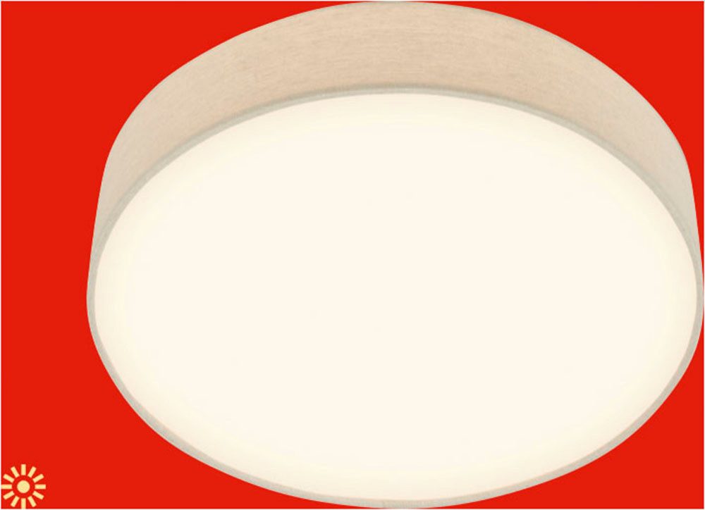 Briloner Leuchten LED Deckenleuchte DUCK, LED fest integriert, 38x10,5 cm, Wohnzimmer, Schlafzimmer, Flur, Küche
