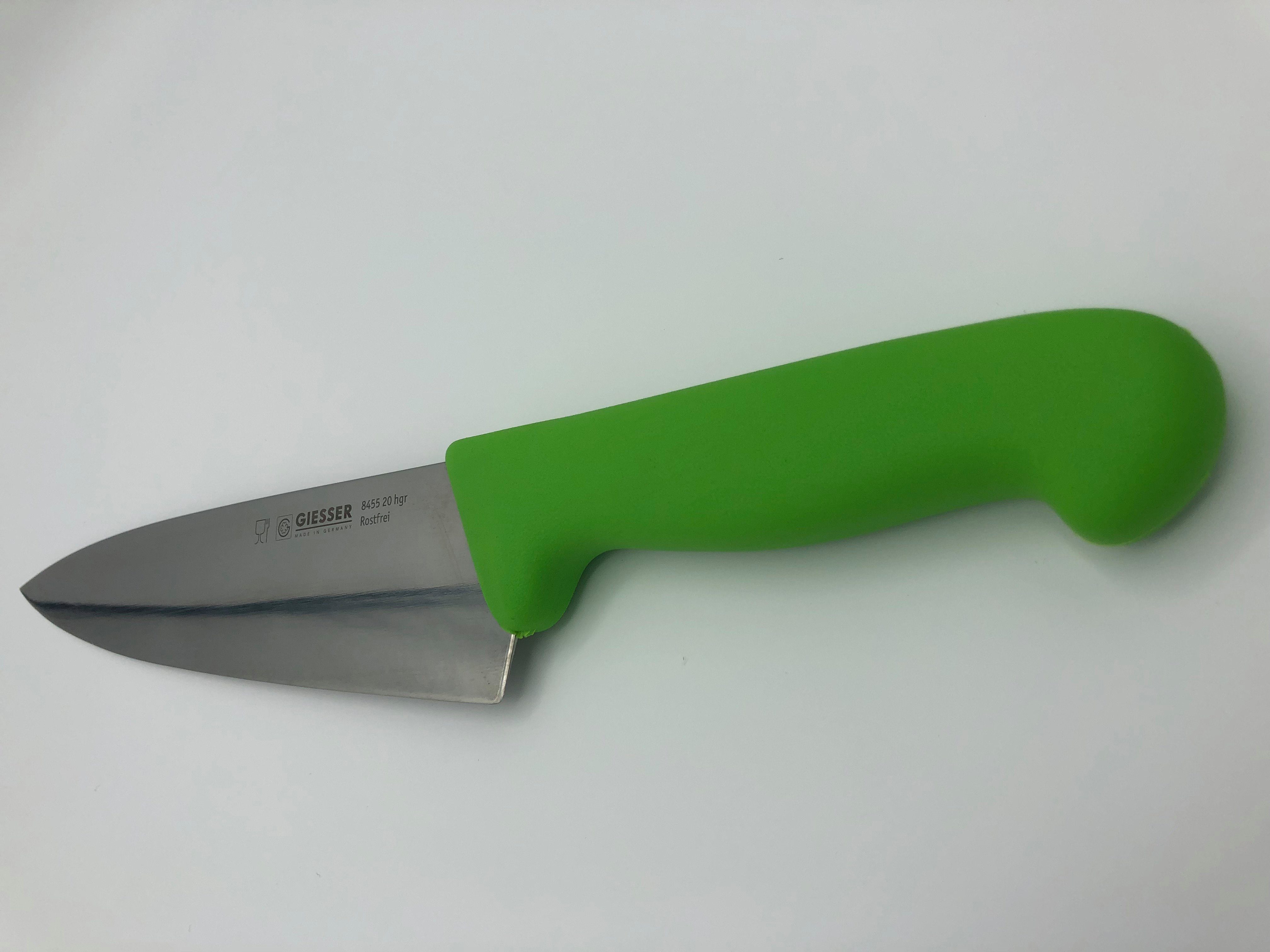 Kochmesser Messer 8455, Küchenmesser hellgrün scharf, Handabzug, Giesser jede Form, Ideal Küche Rostfrei, breit breite für