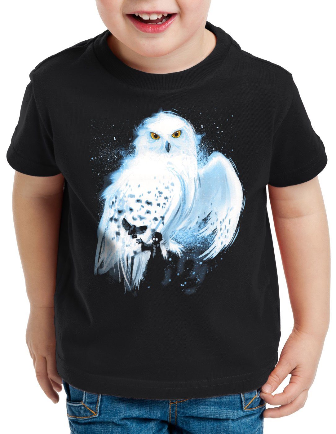 style3 T-Shirt Zauberhafte Eule harry zauberstab besen patronus quidditch hogwarts