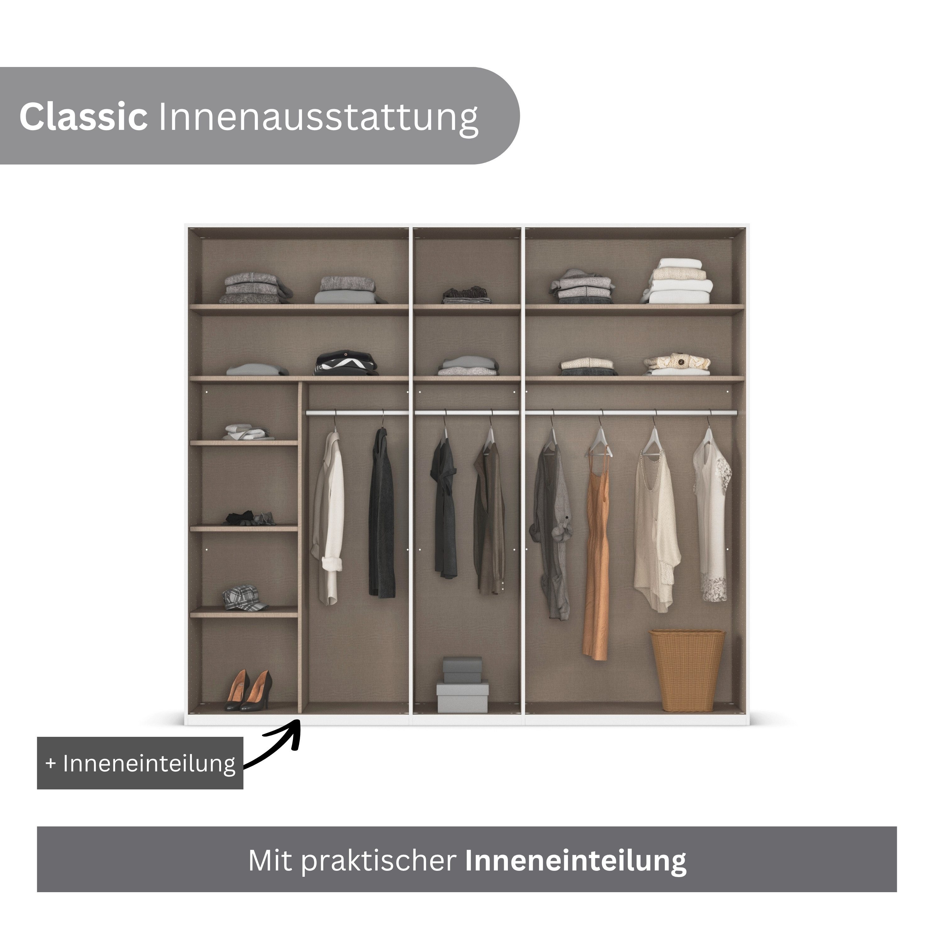 LeGer Home by Lena Gercke Kleiderschrank Schrank Garderobe Ankleide Schlafzimmer Flur SERINA Eyecatcher (3 verschiedene Ausstattungen BASIC/CLASSIC/PREMIUM (ink – Bild 5 von 5