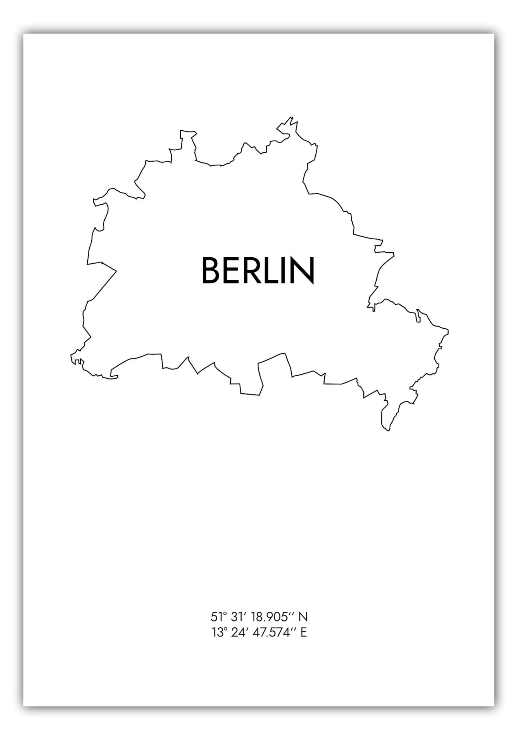 MOTIVISSO Poster Berlin Koordinaten #8