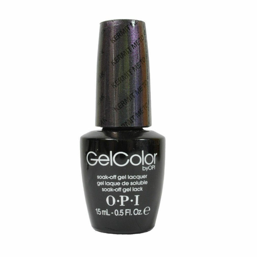 OPI Nagellack Gel Color Semi-Permanenter Nagellack Kermit Me To Speak