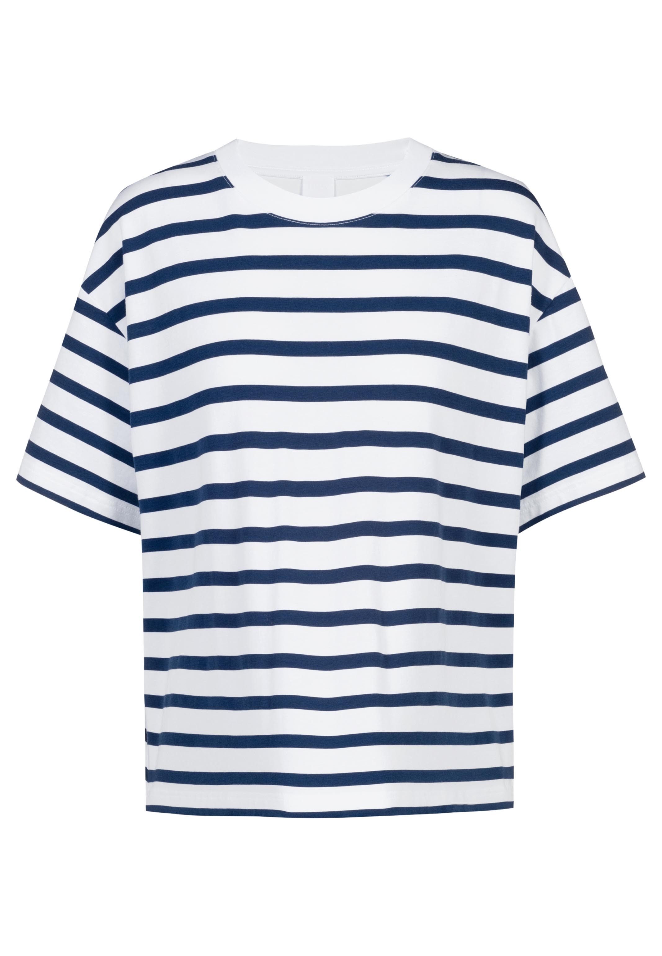 Mey Pyjamaoberteil Breezy Stripes (1-tlg) Schlafanzug Oberteil - Baumwolle - Atmungsaktiv